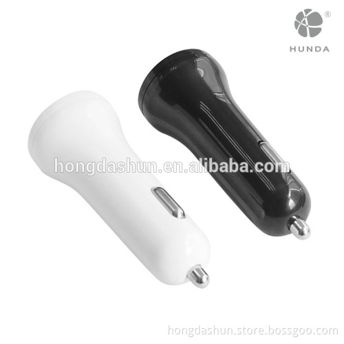 Customized logo print mobile phone 4.8A smart mini 2 port usb car charger